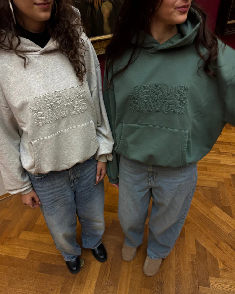Basic Jesus Saves Hoodie - Image 8
